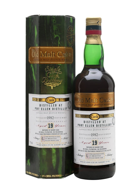 Port Ellen 1982 19 Year Old Sherry Cask Old Malt Cask Islay Single Malt Scotch Whisky | 700ML at CaskCartel.com