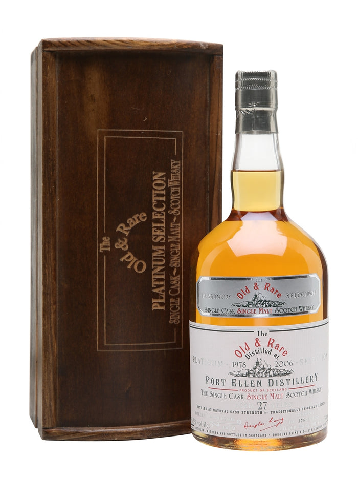 Port Ellen 1978 27 Year Old Old & Rare Platinum Islay Single Malt Scotch Whisky | 700ML