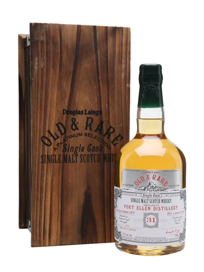 Port Ellen 1979 31 Year Old Old & Rare Platinum Islay Single Malt Scotch Whisky | 700ML