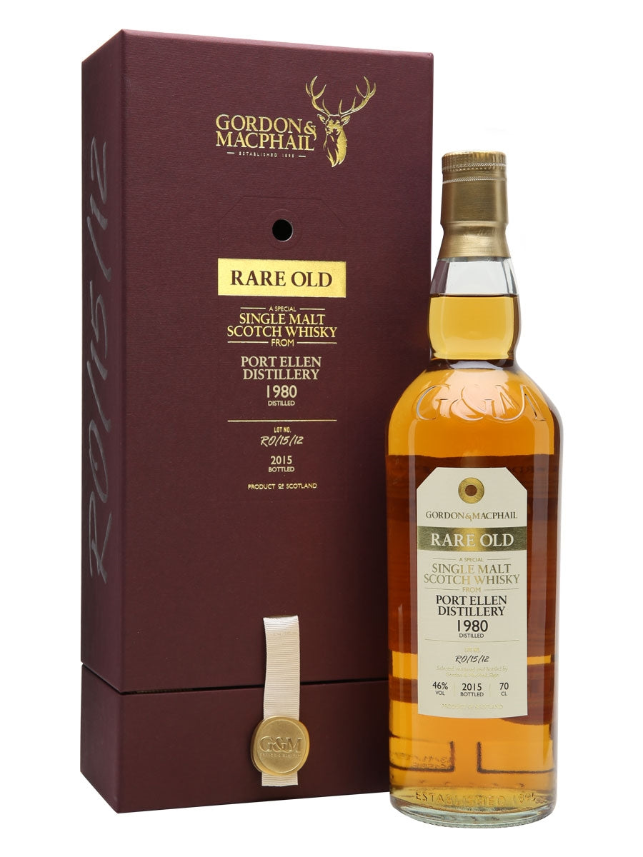 Port Ellen 1980 34Year Old Rare Old Gordon & MacPhail Islay Single Malt Scotch Whisky | 700ML at CaskCartel.com