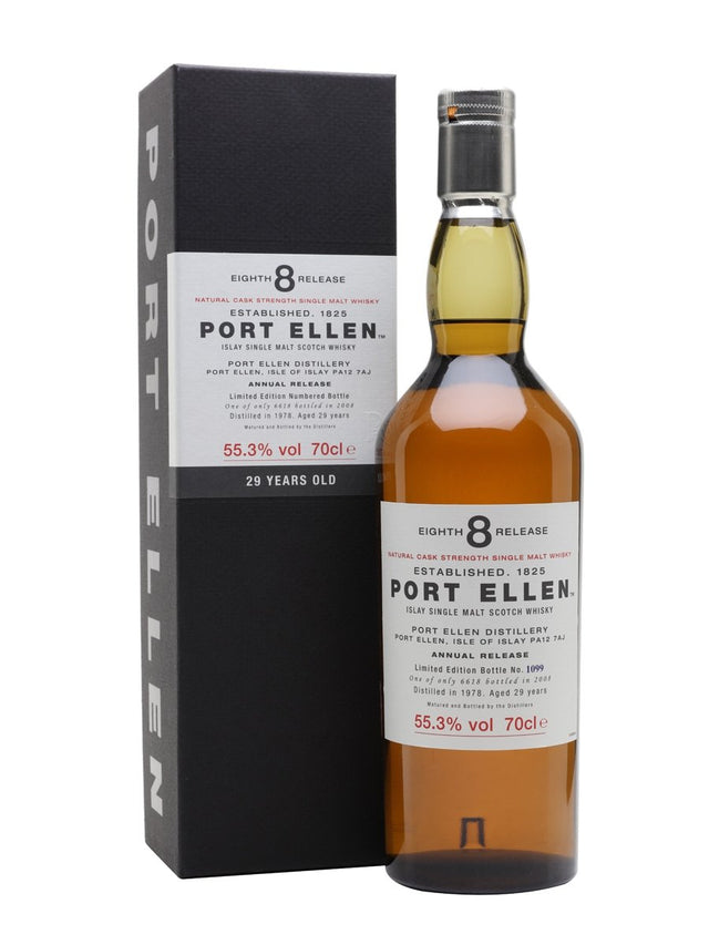 Port Ellen 1978 29 Year Old 8th Release (2008) | 700ML at CaskCartel.com