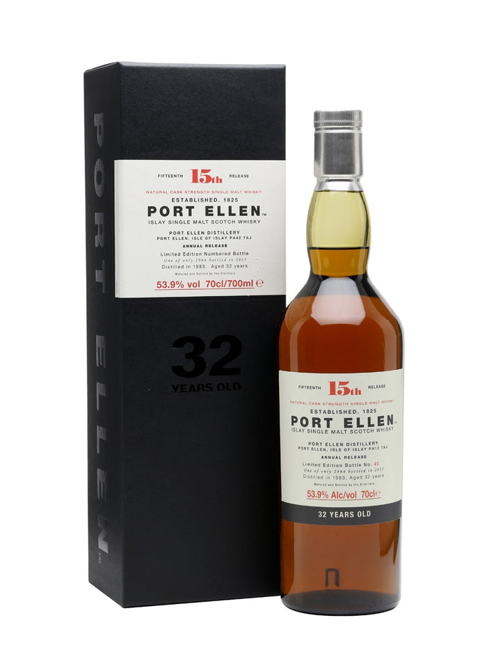 Port Ellen 1983 - 32 Year Old - 15th Release Scotch Whisky