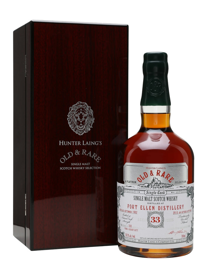 Port Ellen 1982 33 Year Old Sherry Butt Old & Rare Islay Single Malt Scotch Whisky | 700ML