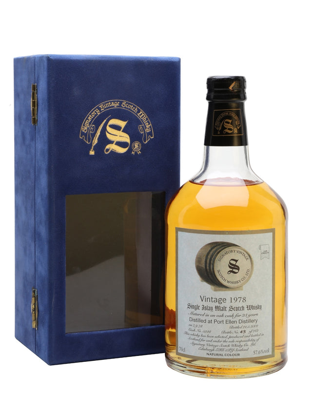Port Ellen 23 Year Old (D.1978, B.2002) Signatory Vintage Scotch Whisky | 700ML at CaskCartel.com