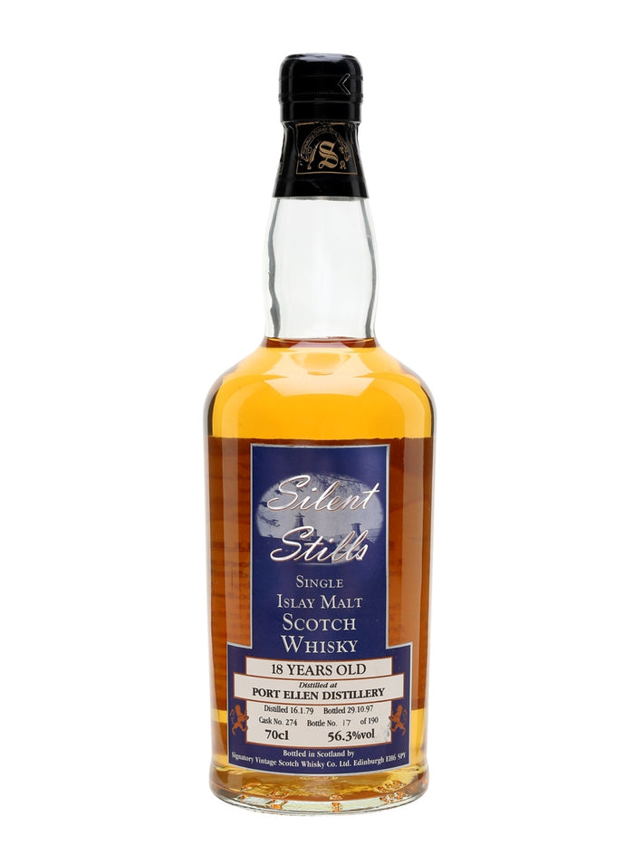 Port Ellen 1979 18 Year Old Silent Stills Signatory Islay Single Malt Scotch Whisky | 700ML