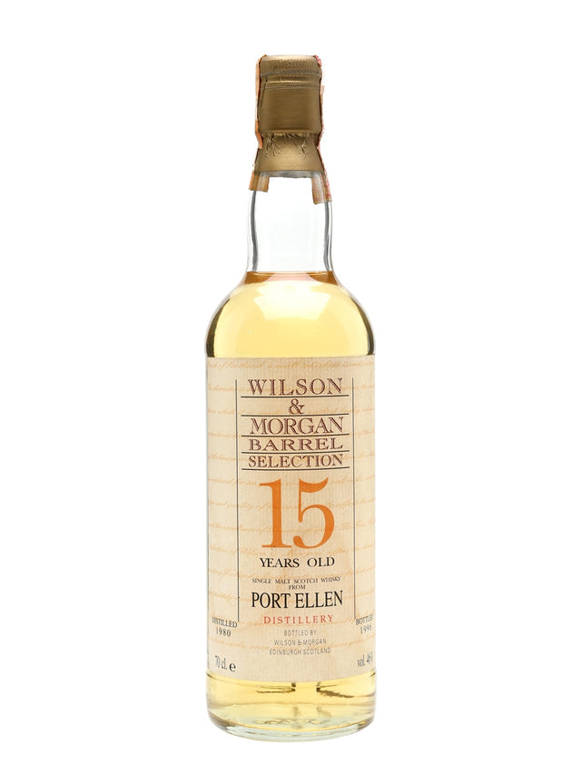 Port Ellen 1980 15 Year Old Wilson & Morgan Islay Single Malt Scotch Whisky | 700ML at CaskCartel.com