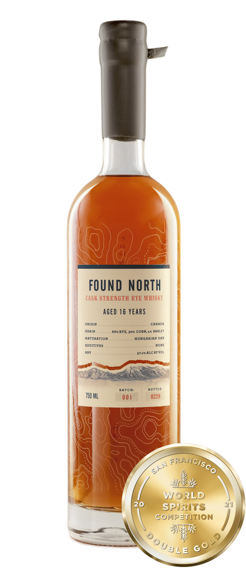 Found North 16 Year Old Cask Strength Rye Whisky