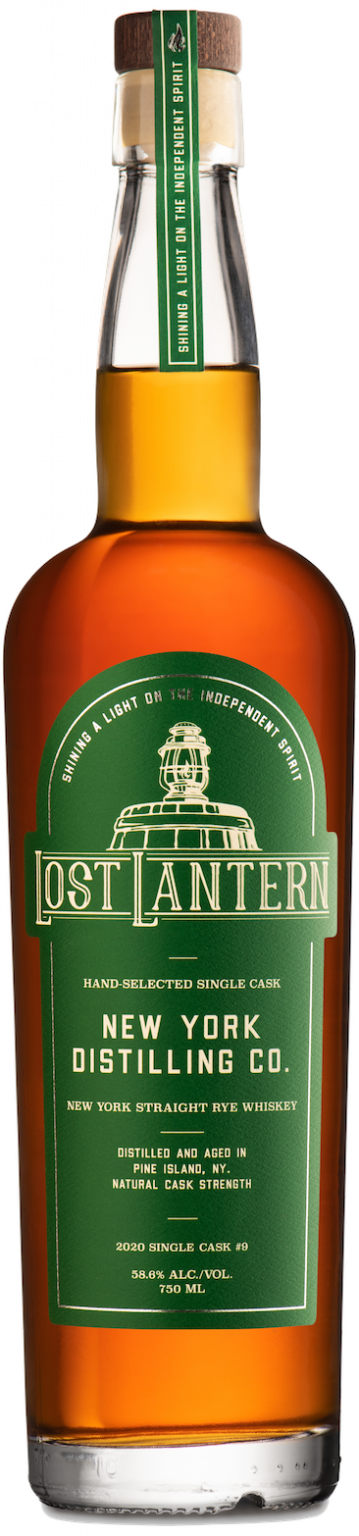 Lost Lantern Single Cask #9 New York Distilling Straight Rye Whiskey at CaskCartel.com