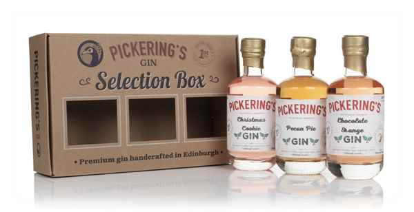 Pickering's Festive Selection Triple Pack (3 x 20ml) Gin | 600ML