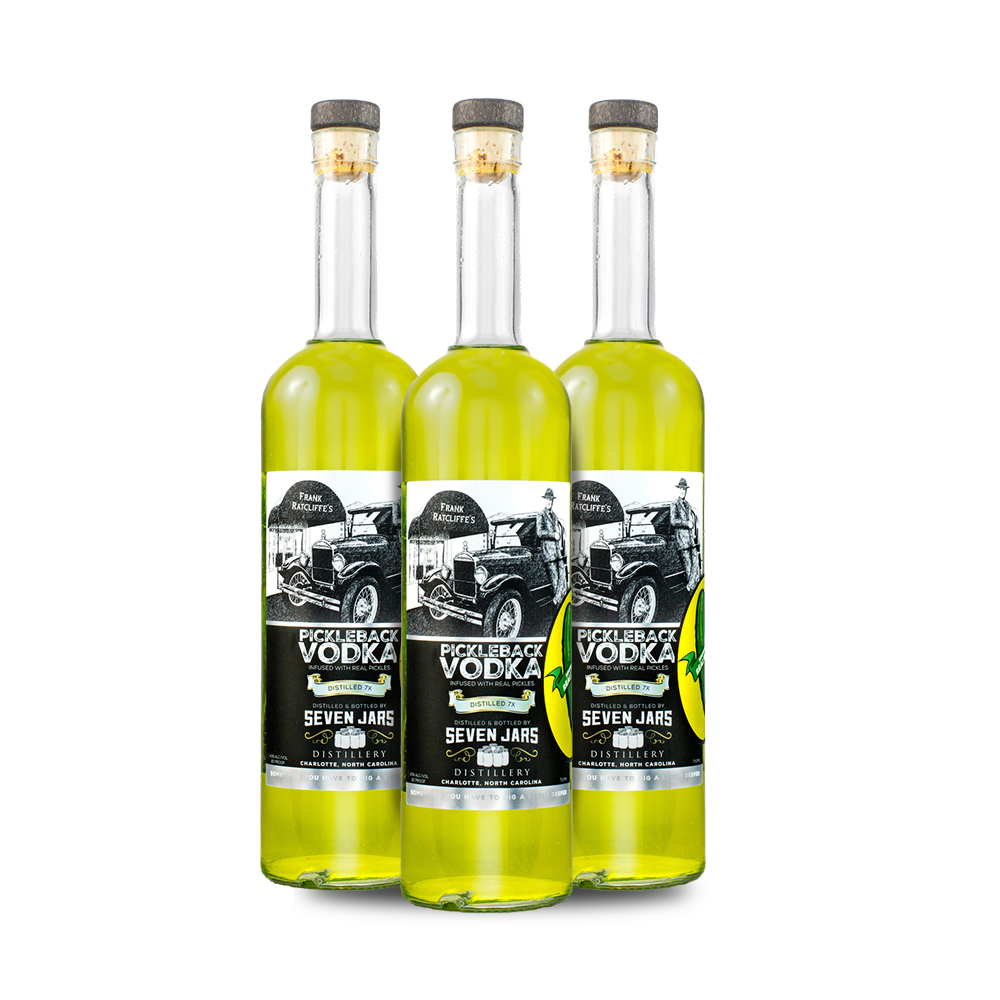 [BUY] Seven Jars Pickleback Vodka (3) Bottle Bundle at CaskCartel.com