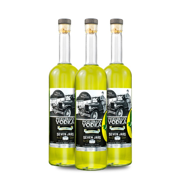 [BUY] Seven Jars Pickleback Vodka (3) Bottle Bundle at CaskCartel.com