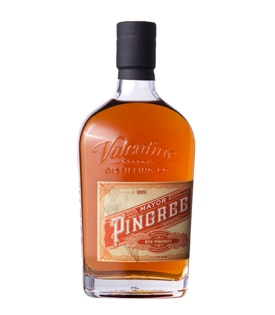 Mayor Pingree Orange Label Rye Whiskey