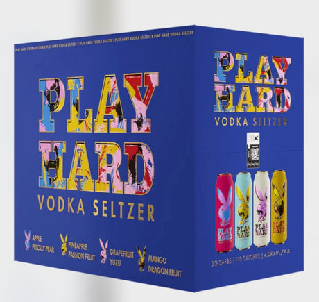 Play Hard Vodka Seltzer Variety Cocktail | 8x355ML at CaskCartel.com