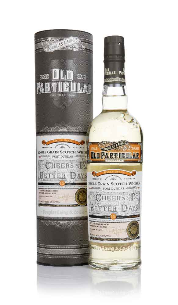 Port Dundas "Cheers To Better Days" 15 Year Old 2006 (cask 15316) - Old Particular (Douglas Laing) Scotch Whisky | 700ML