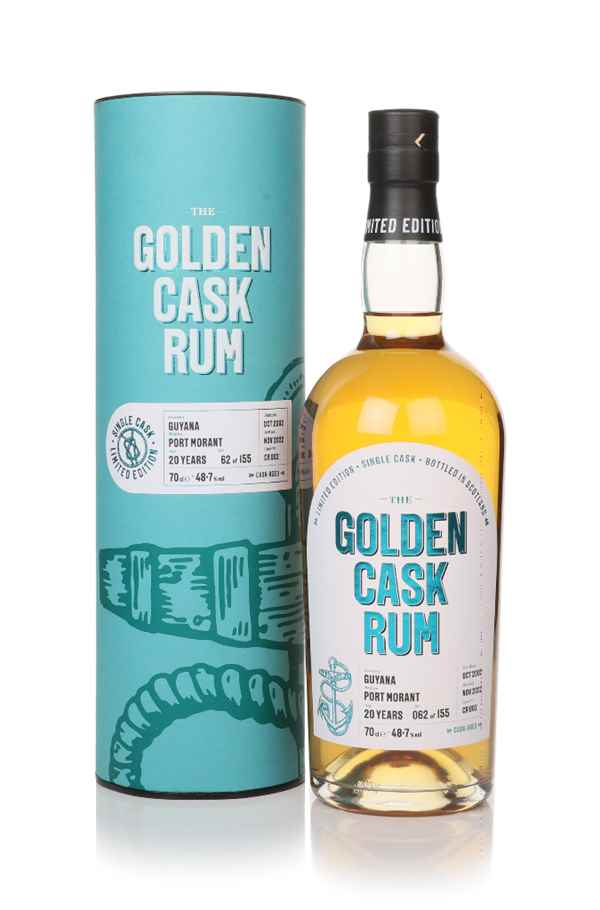 Port Morant 20 Year Old 2002 (cask CR002) (House of Macduff) The Golden Cask Rum | 700ML at CaskCartel.com