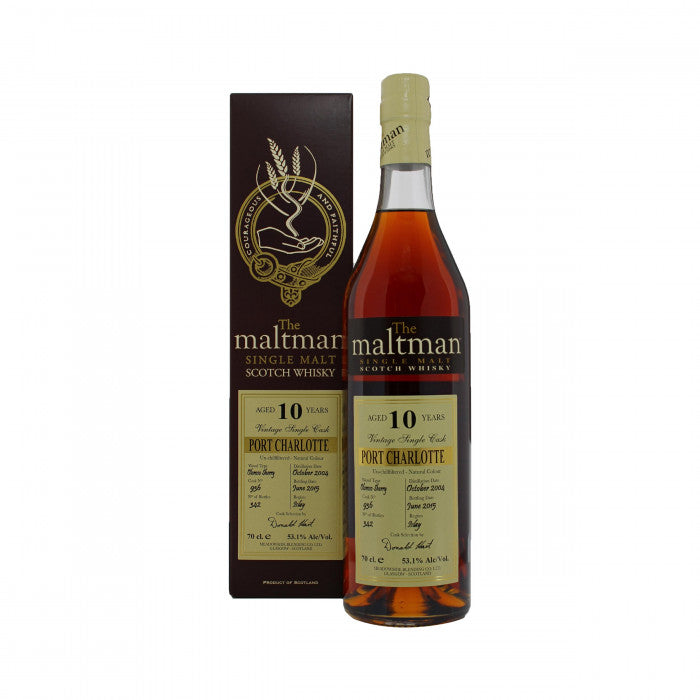Port Charlotte 10 Year Old The Maltman Single Malt Scotch Whisky