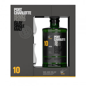 Port Charlotte 10 Year Old Gift Pack Single Malt Scotch Whisky - CaskCartel.com