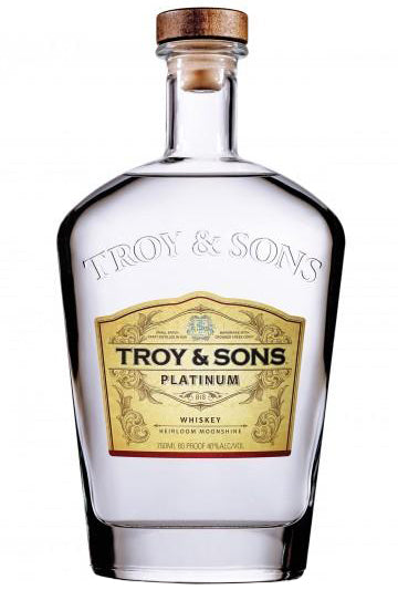Troy & Sons Platinum Moonshine Whiskey