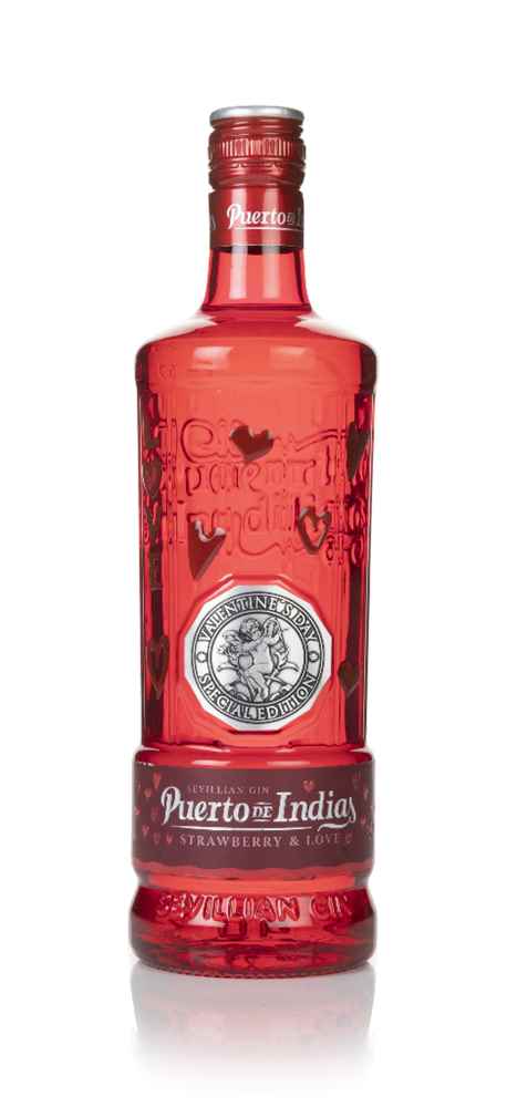 Puerto de Indias Strawberry & Love - Valentine's Day Special Edition Gin | 700ML at CaskCartel.com