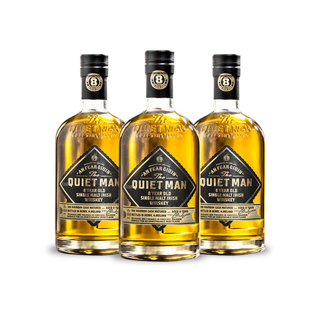 The Quiet Man 8 Year Irish Whiskey (3) Bottle Bundle at CaskCartel.com