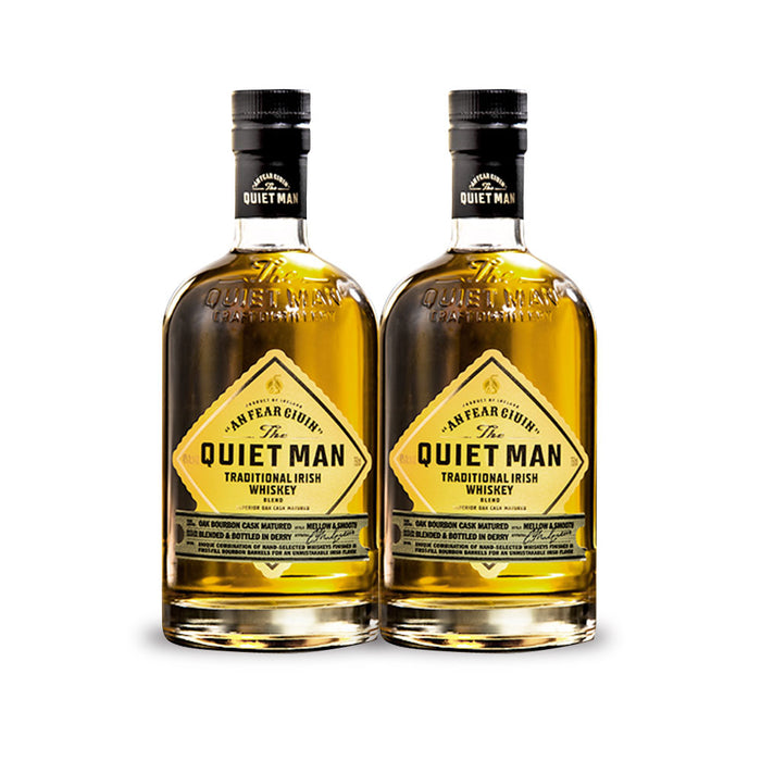 The Quiet Man Traditional Irish Whiskey (2) Bottle Bundle