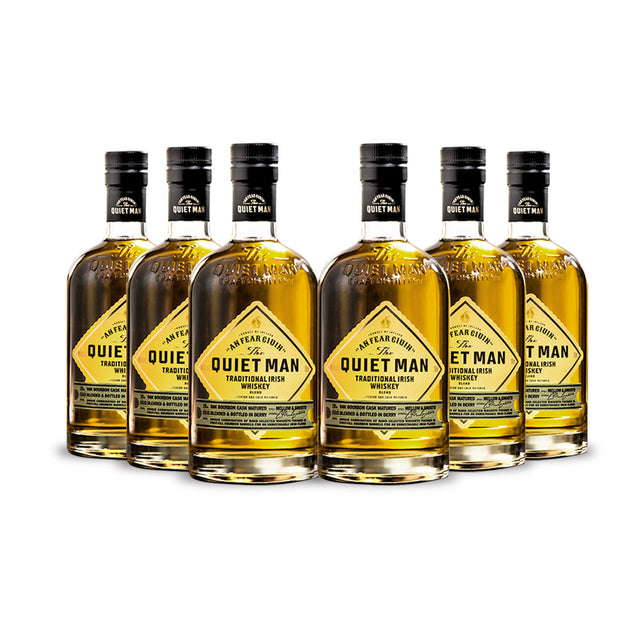 The Quiet Man Traditional Irish Whiskey (6) Bottle Bundle at CaskCartel.com