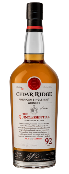 Cedar Ridge | The QuintEssential | American Single Malt Whiskey
