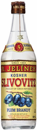 R. Jelinek Kosher Slivovitz 5 Year Plum Brandy