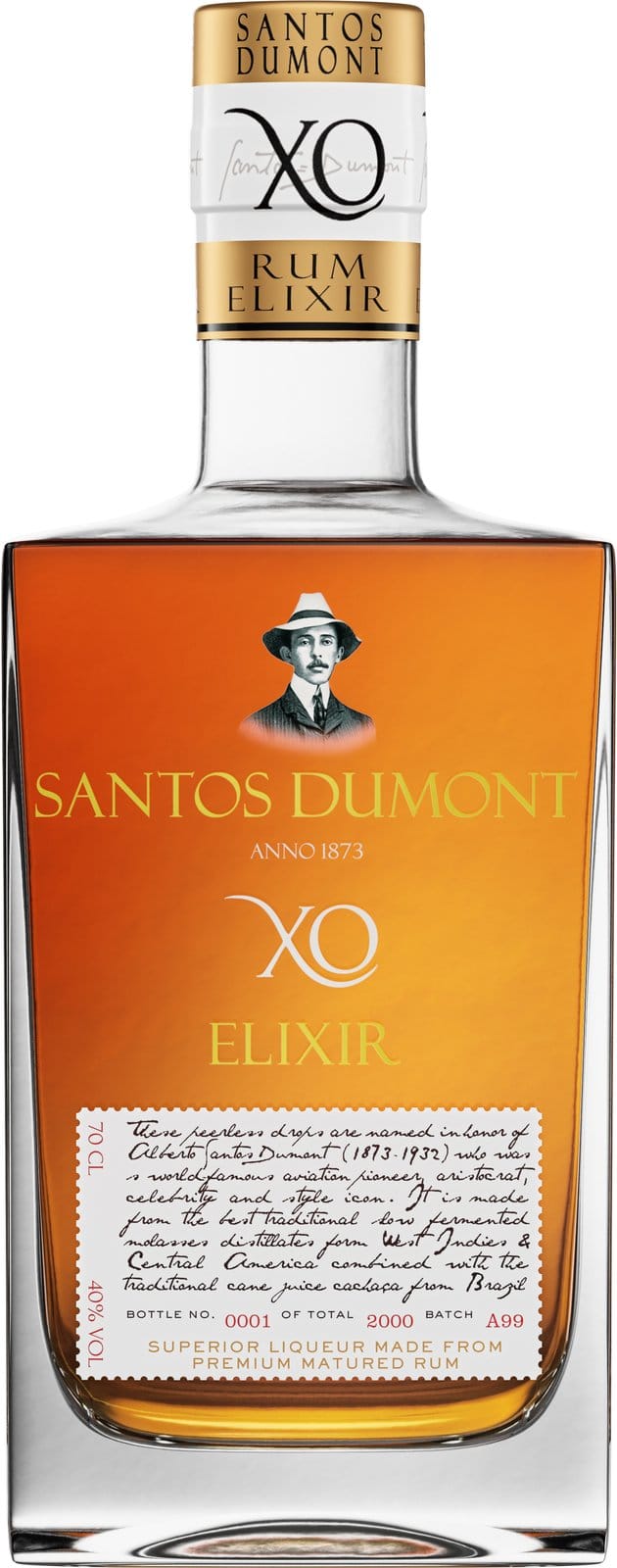 Santos Dumont XO Elixir (Brazylia) (Proof 80) Rum | 700ML