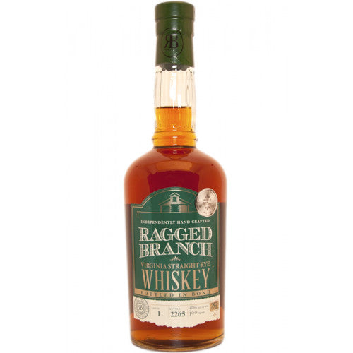 Ragged Branch Bottled In Bond Virginia Straight Rye Whiskey