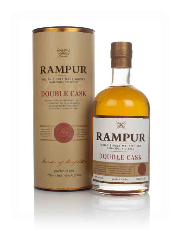 Rampur Double Cask Single Malt  Whisky | 700ML at CaskCartel.com