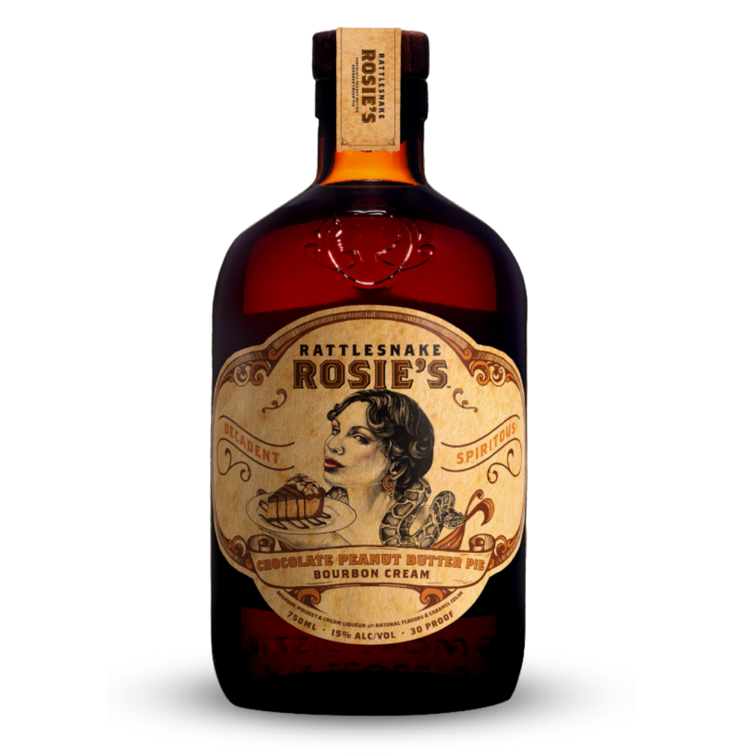 Rattlesnake Rosie's Chocolate Peanut Butter Pie Bourbon Cream at CaskCartel.com -1