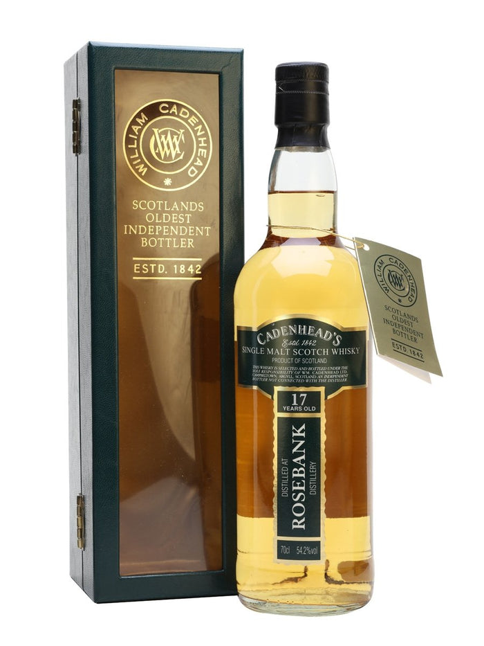 Rosebank 17 Year Old ( D.1989 B.2006) Cadenhead's Scotch Whisky | 700ML
