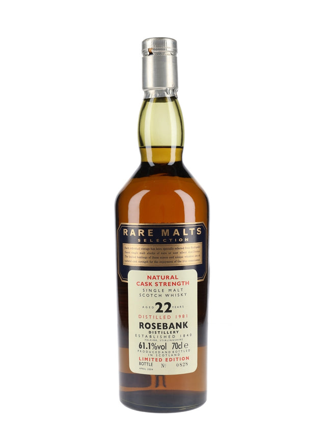 Rosebank 1981 22 Year Old Rare Malts Lowland Single Malt Scotch Whisky | 700ML at CaskCartel.com