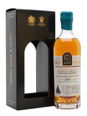 Royal Brackla - Berry Bros & Rudd - Christmas Edition - 2007-14 Year Old Single Malt Scotch Whisky | 700ML at CaskCartel.com