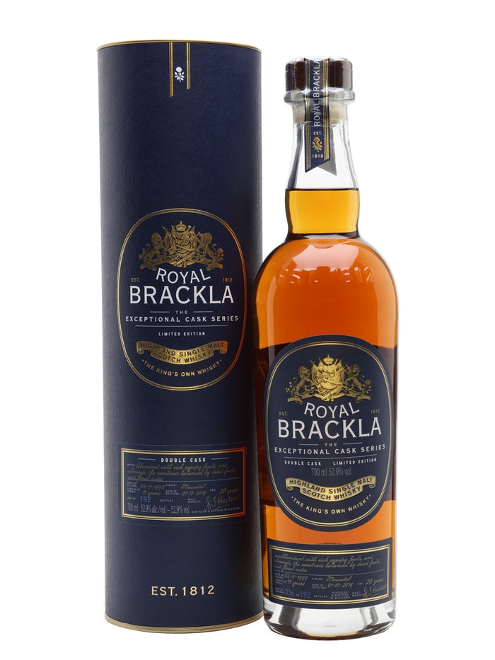 Royal Brackla 20 Year Old Moscatel Double Cask Highland Single Malt Scotch Whisky | 700ML