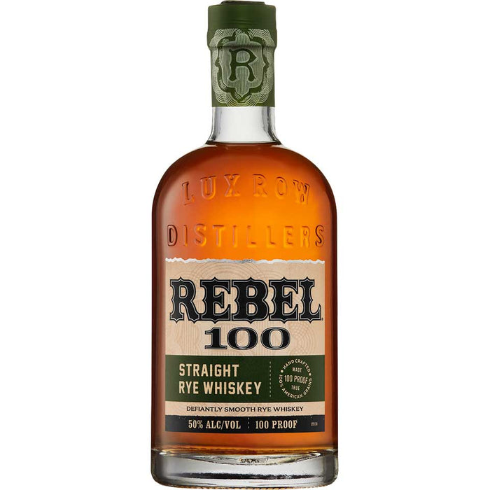 Rebel 100 Straight Rye Whiskey