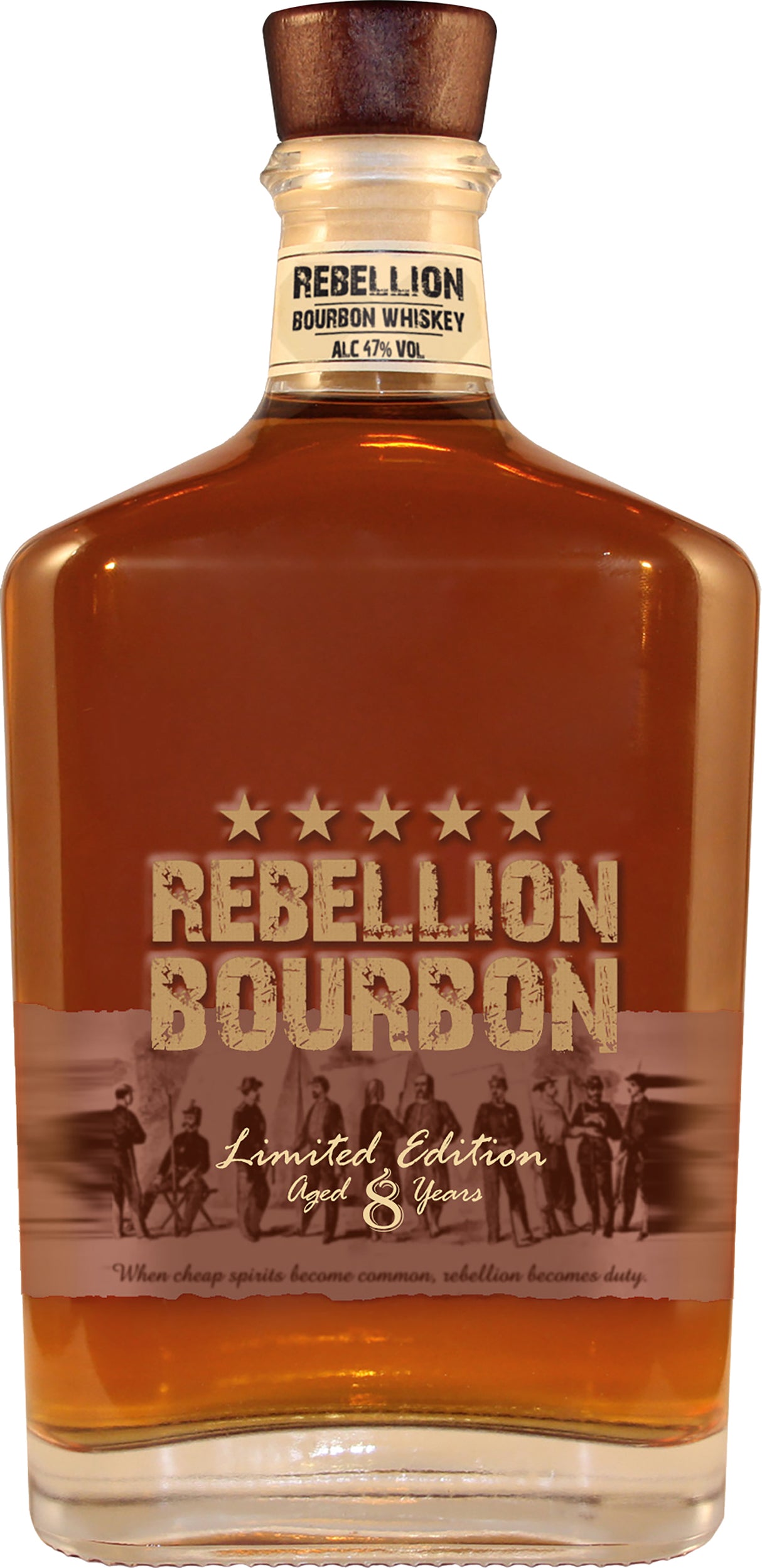 Rebellion 8 Year Old Bourbon Whiskey - CaskCartel.com