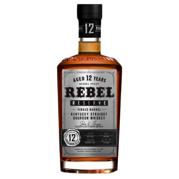 Rebel Reserve 12 Year Old Wheated Single Barrel Bourbon Whiskey
