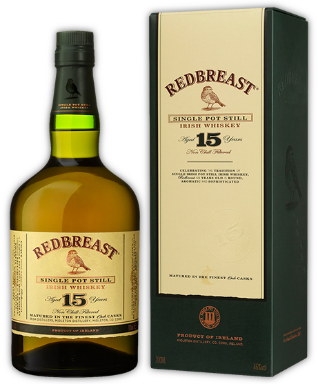 Redbreast 15 Year Old Single Pot Still Irish Whisky