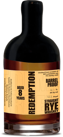 Redemption 8 Year Old Barrel Proof Straight Rye Whiskey - CaskCartel.com