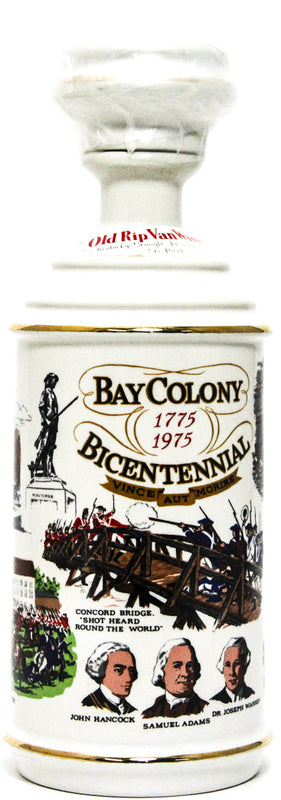 Old Rip Van Winkle 7 Year Old Decanter 1975 / Bay Colony Bicentennial Bourbon Whiskey at CaskCartel.com