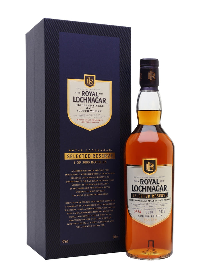 Royal Lochnagar Selected Reserve Highland Single Malt Scotch Whisky | 700ML