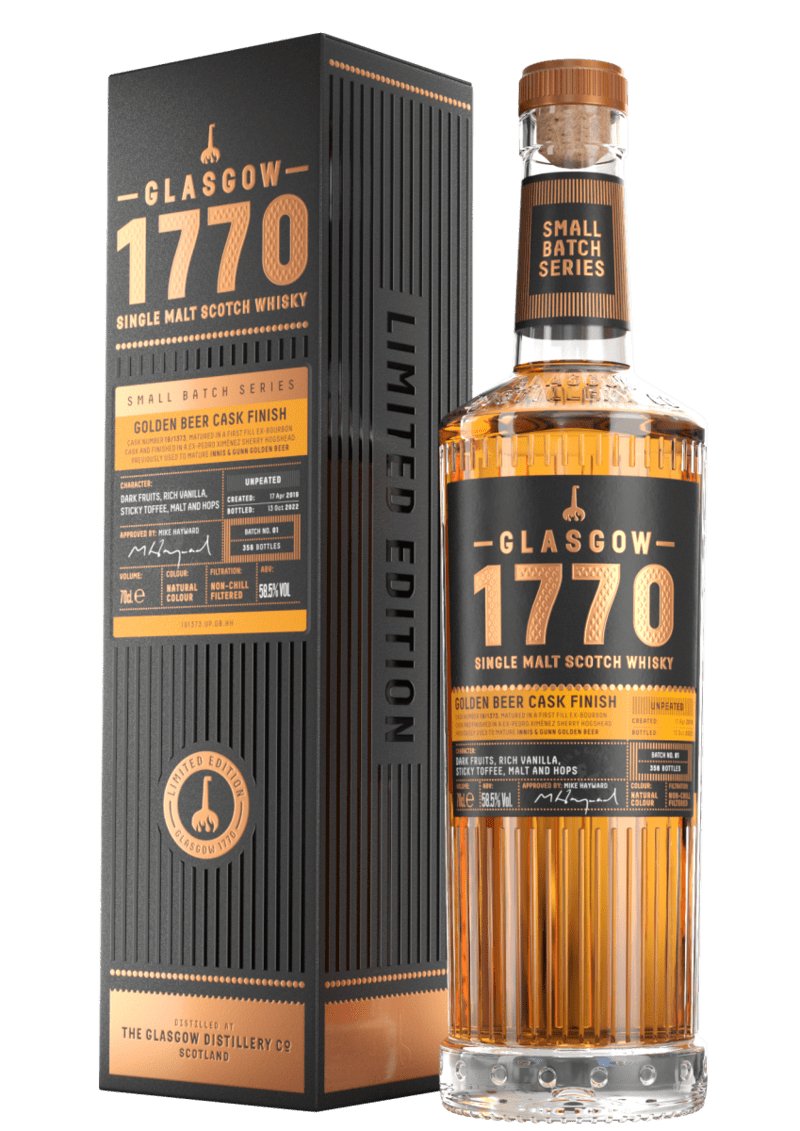 The Glasgow Distillery Golden Beer Cask Finish Single Malt Scotch Whiskey | 700ML at CaskCartel.com