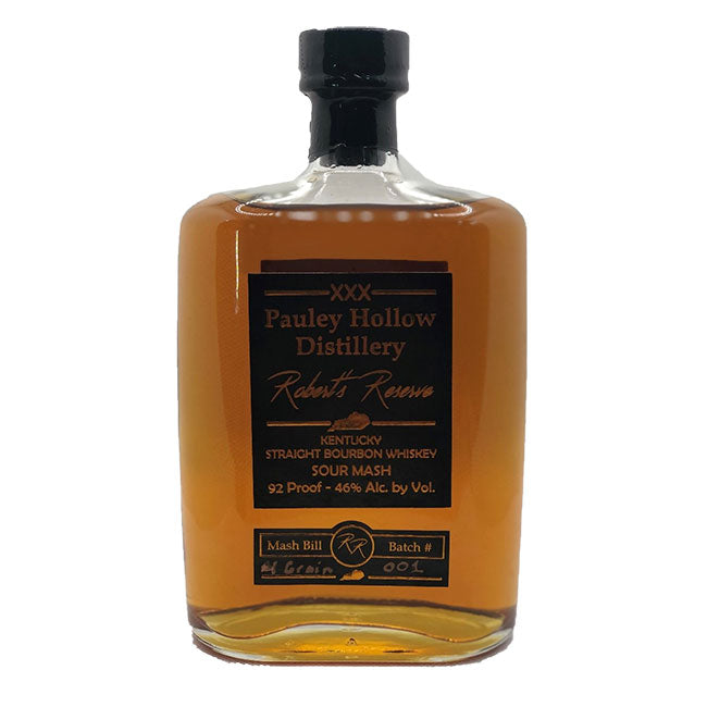 Pauley Hollow Distillery Robert's Reserve Kentucky Straight Bourbon Whiskey