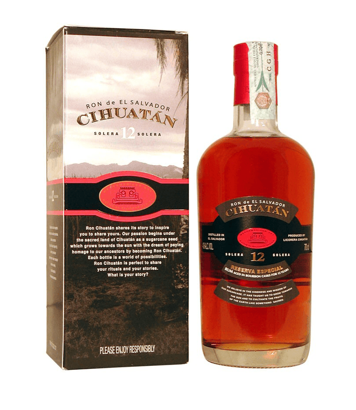 Ron de El Salvador Cihuatan 12 Solera Reserva Especial Rum