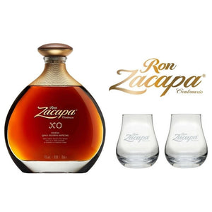Ron Zacapa Centenario Solera XO With Glasses Rum - CaskCartel.com
