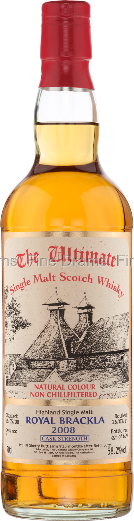 Royal Brackla (D.2008, B.2021) The Ultimate Single Malt Scotch Whisky | 700ML