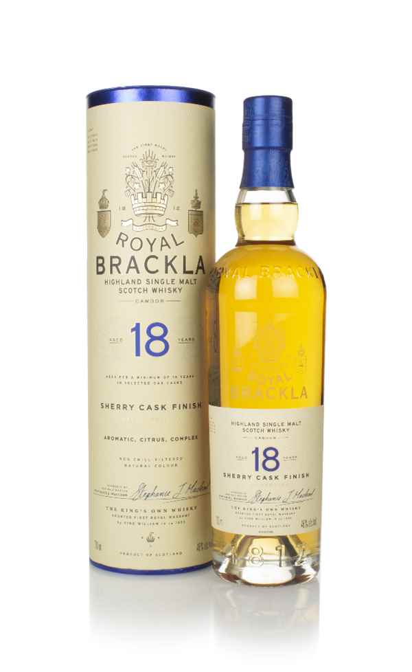 Royal Brackla 18 Year Old Palo Cortado Sherry Cask Finish Whisky | 700ML