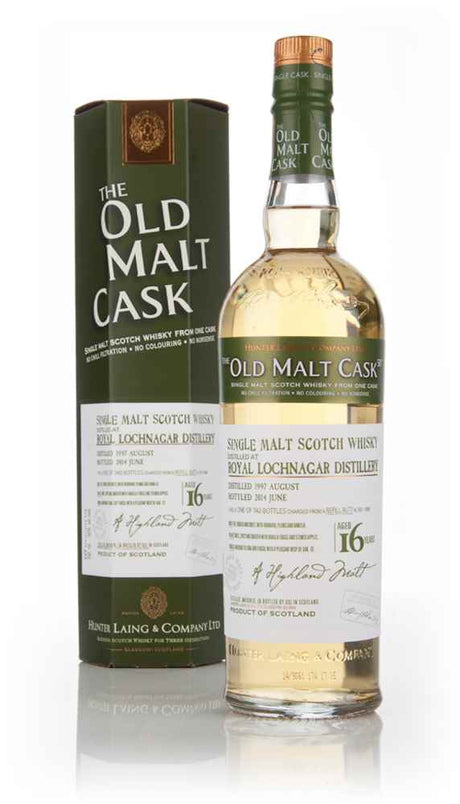 Royal Lochnagar 16 Year Old 1997 (cask 10588) - Old Malt Cask  (Hunter Laing) Scotch Whisky | 700ML at CaskCartel.com